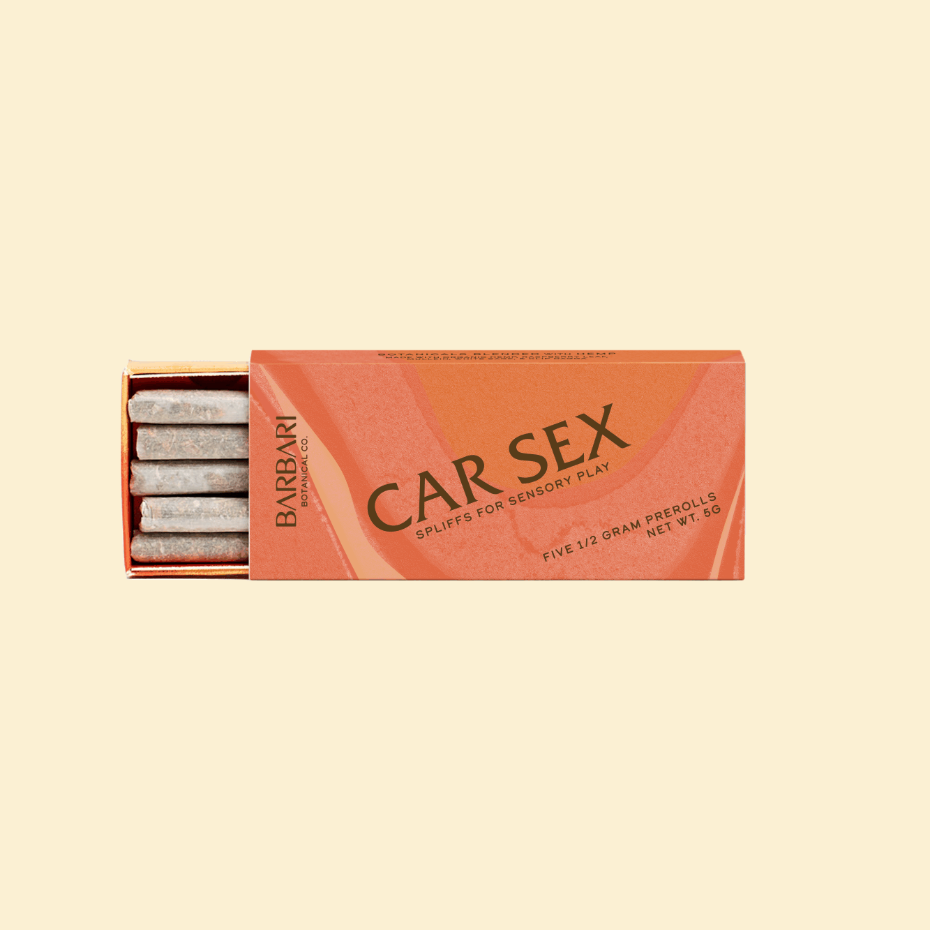Car Sex Hemp Spliff - Cigarette Alternative - Barbari Botanical Co.
