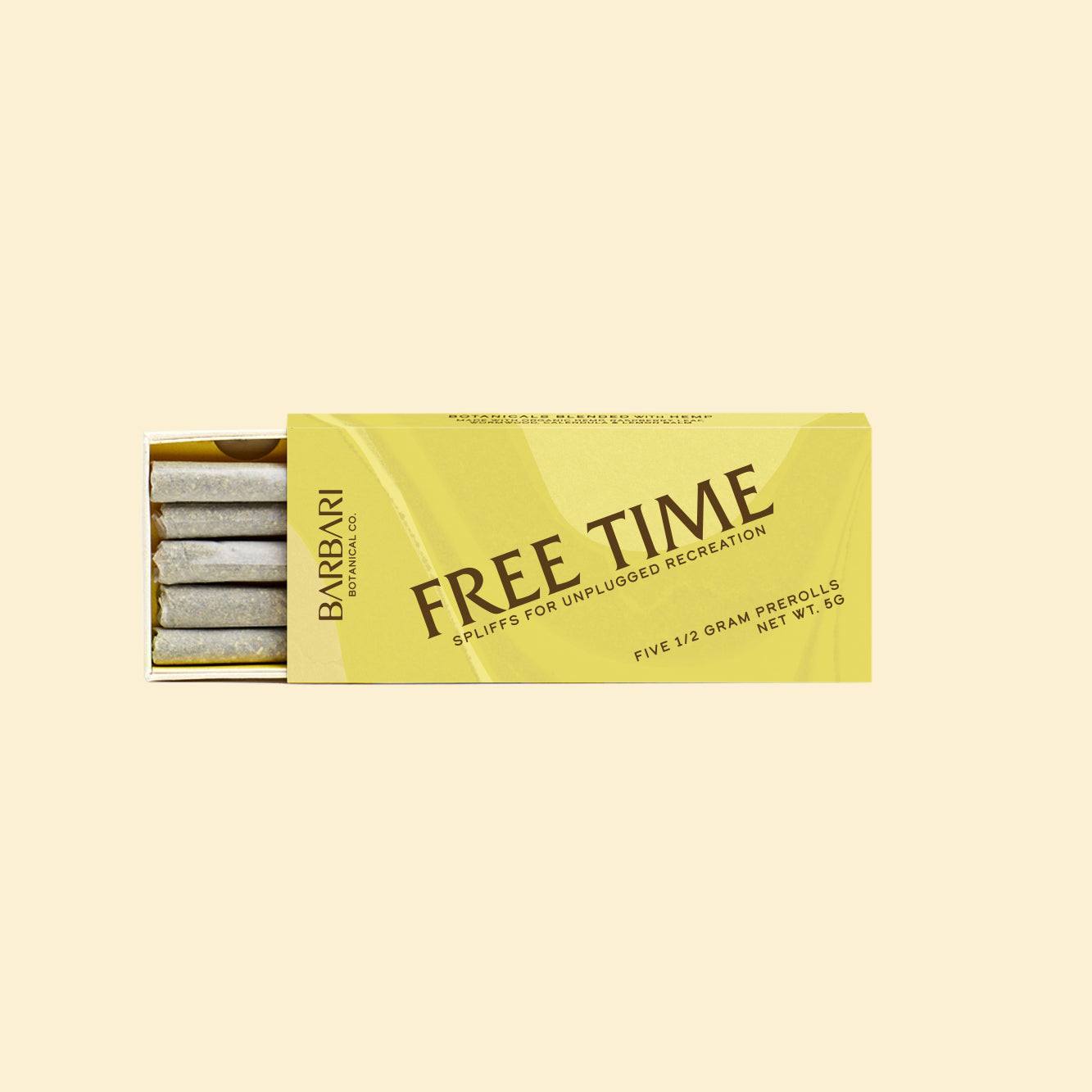 Free Time Hemp Spliff - Cigarette Alternative - Barbari Botanical Co.