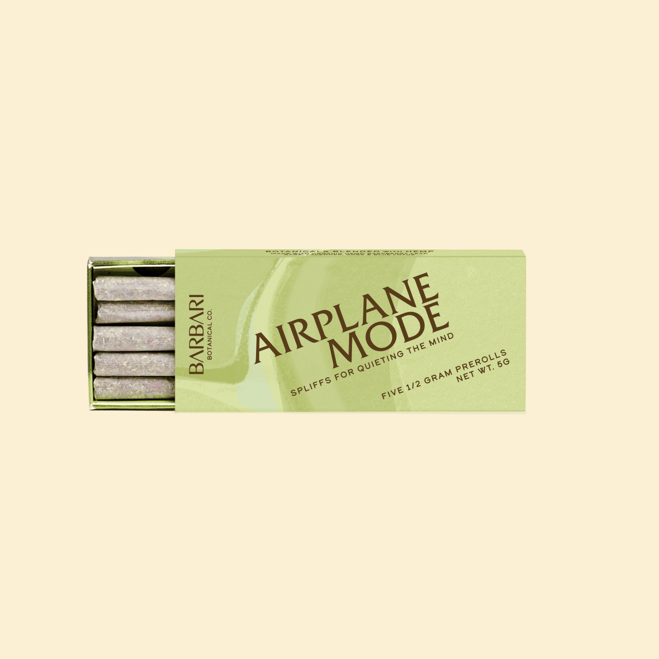 Airplane Mode Hemp Spliff - Cigarette Alternative - Barbari Botanical Co.