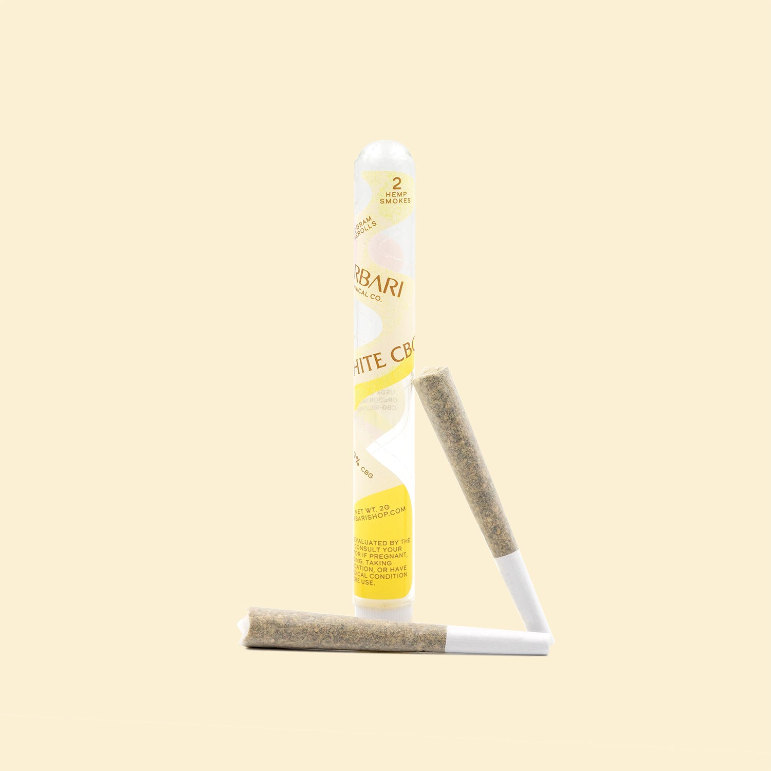 White CBG Hemp Prerolls | Cigarette Alternative